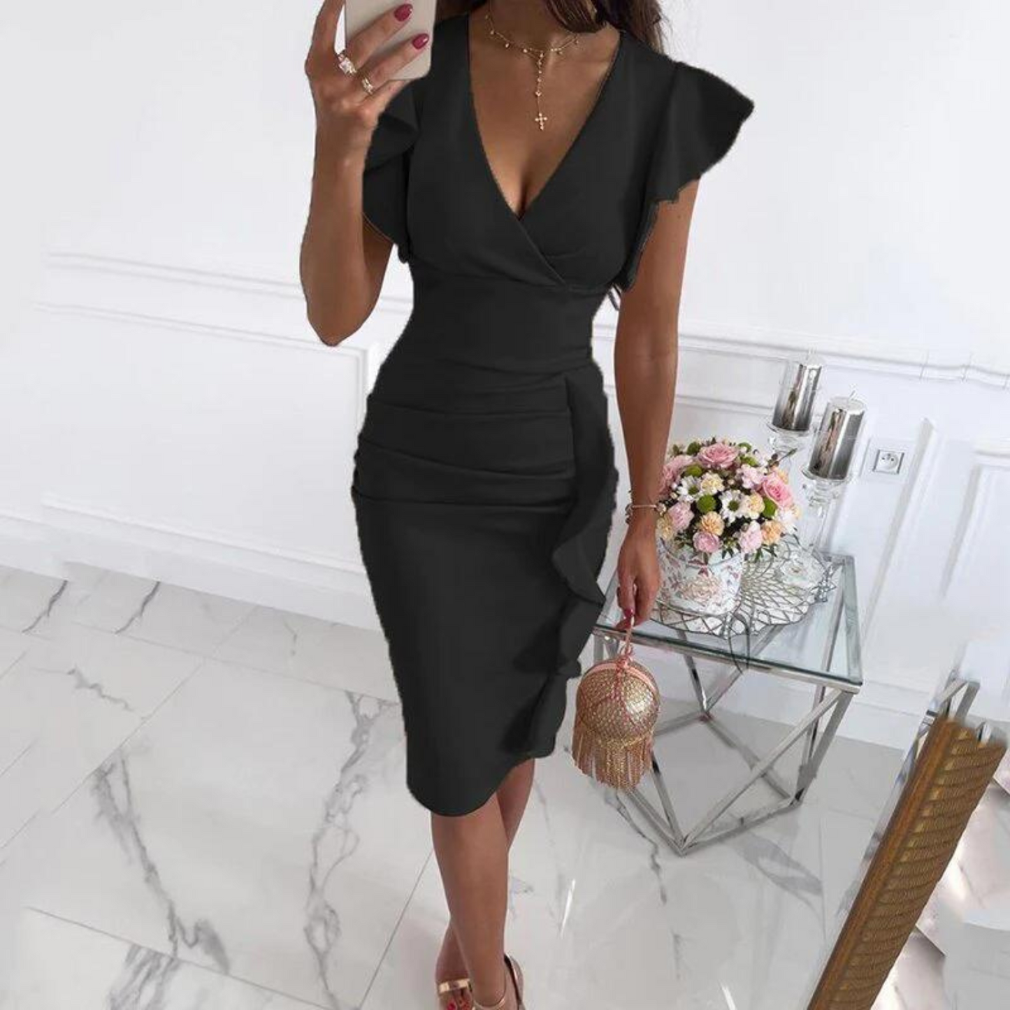 Emma | Prächtiges Damen Sommerkleid mit Muster