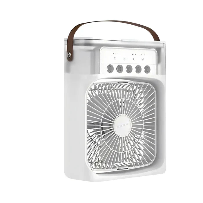 Kalyxo | Tragbarer Luftkühler mit LED-Beleuchtung und Ventilator