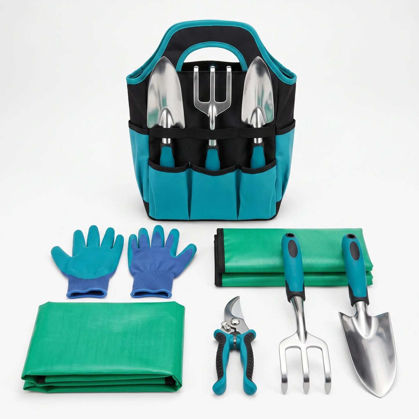 Botanico | Gartenwerkzeug-Set mit Tragetasche und Handschuhen