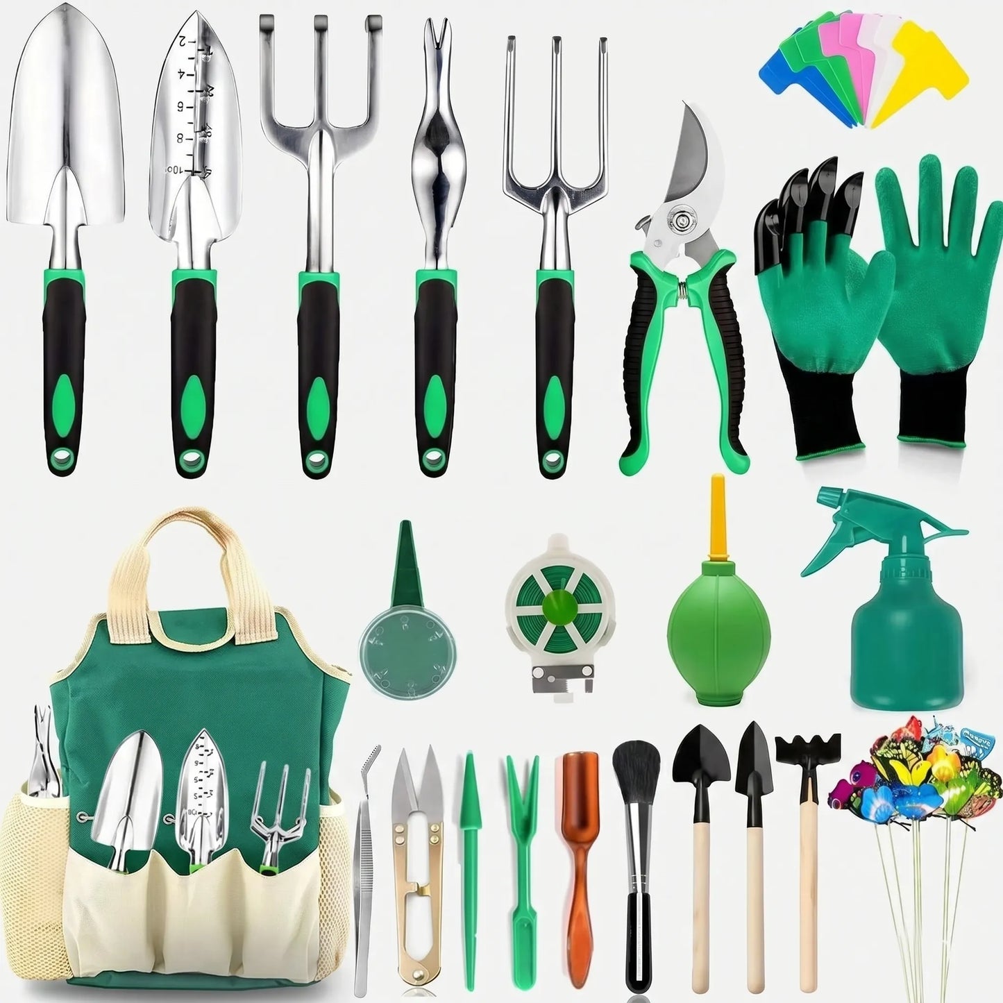 VitaGarden | Gartenwerkzeug-Set mit Tragetasche und Zubehör