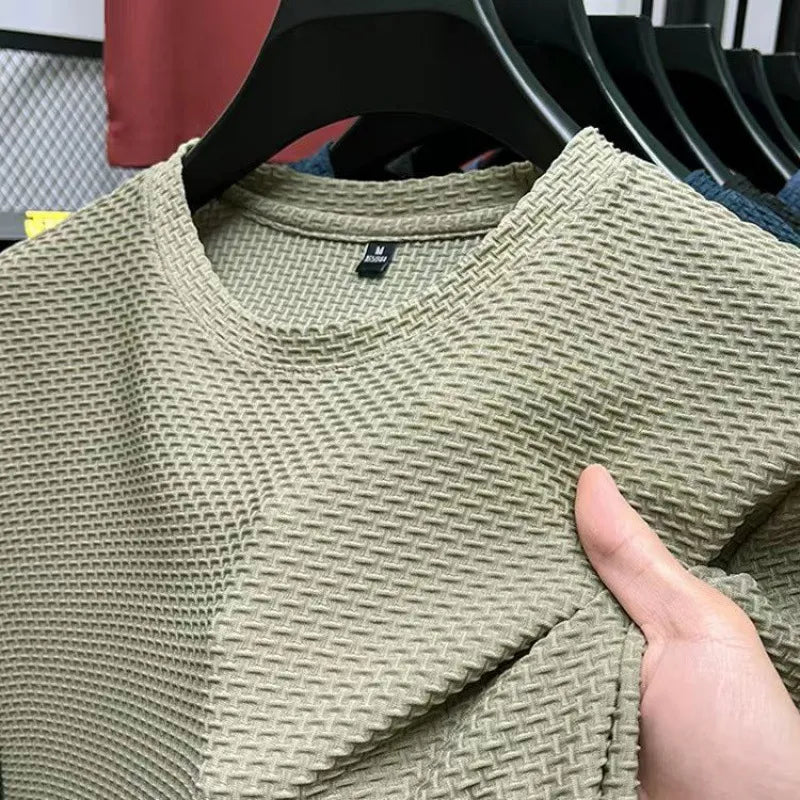 Moritz | Men's summer silk T-shirt with round neck