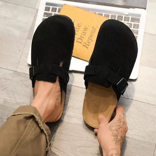 Zara | Damen Backless Clogs mit Verstellbarem Riemen | Schnalle