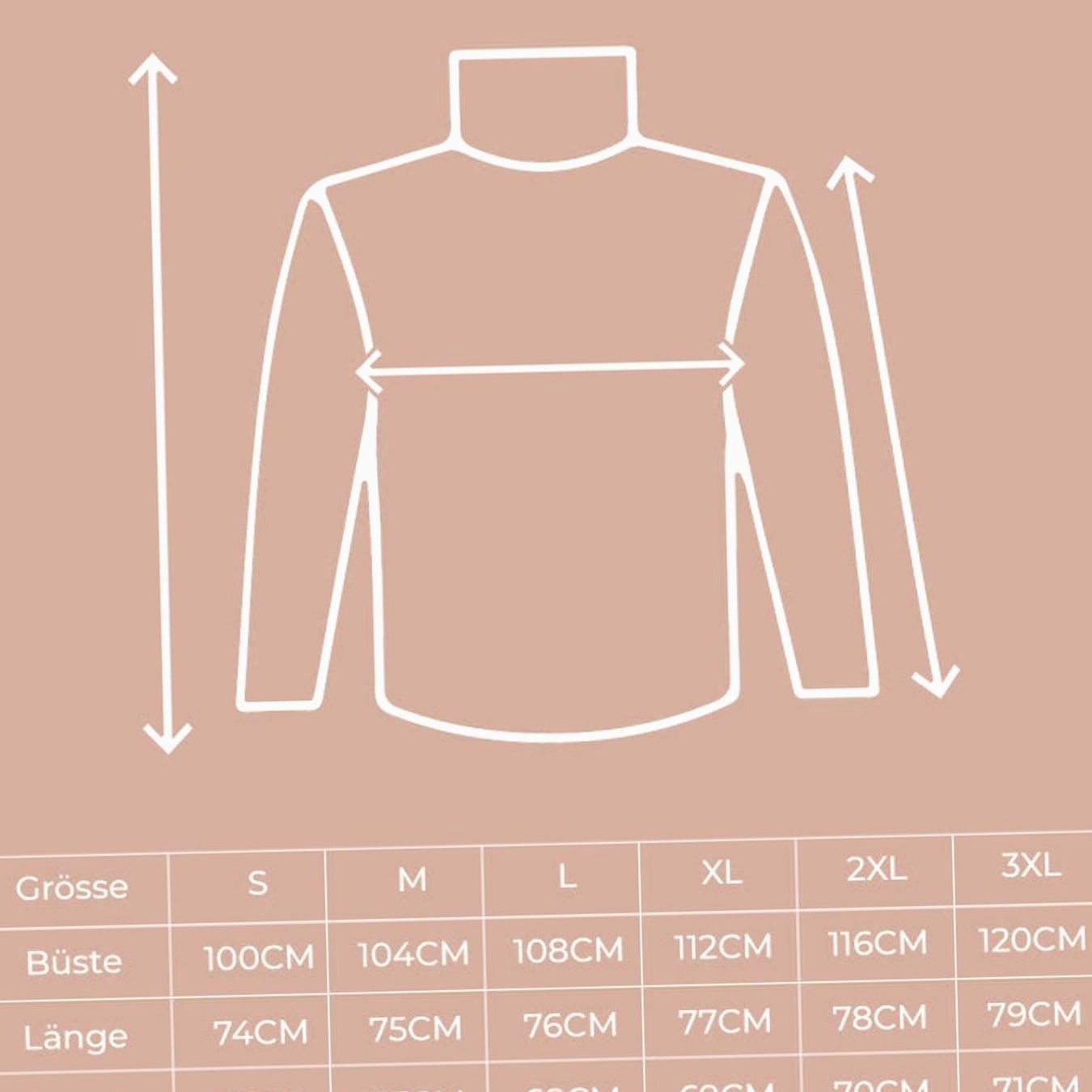 Melissa | Damen Rollkragenpullover mit lockerem Schnitt
