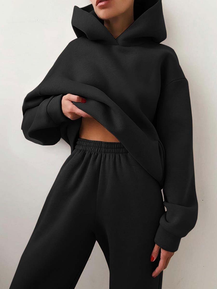 Nina | Zweiteiliges Freizeit-Set mit Kapuzenoberteil und Hose