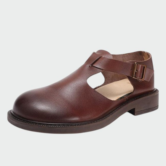 Olvera | Mary Jane Schuhe mit T Bar Design und Schnallenverschluss
