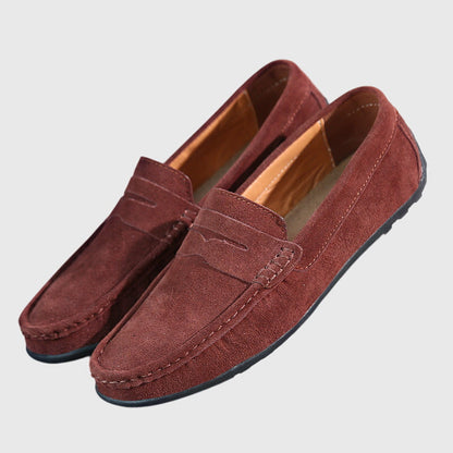 Romy | Damen orthopädische Slip-On Loafer mit Spange und Naht