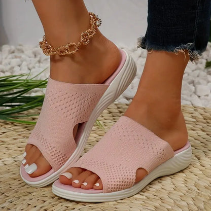 Nadine | Women's orthopedic slides with slip-on and open design