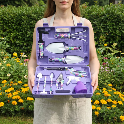 Bloomora | Garden tool set with storage case and accessories