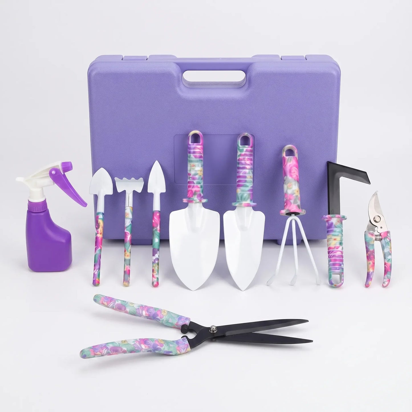 Bloomora | Garden tool set with storage case and accessories