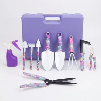 Bloomora | Garden tool set with storage case and accessories