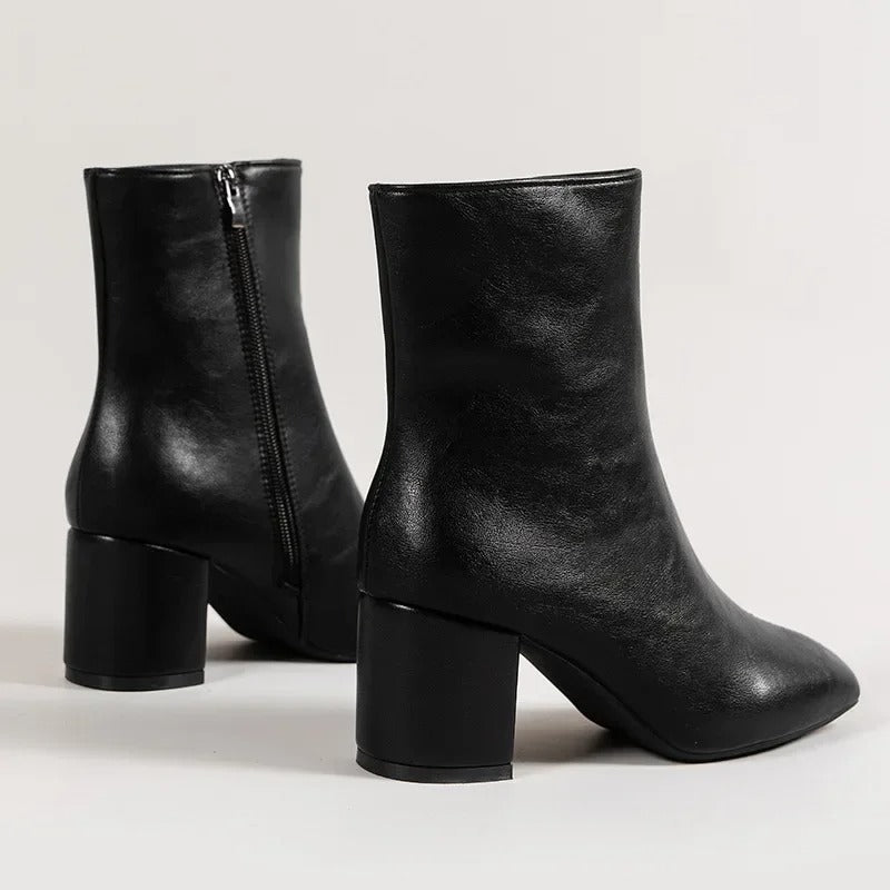 Anita | Damen elegante comfortabele Stiefeletten mit Absatz