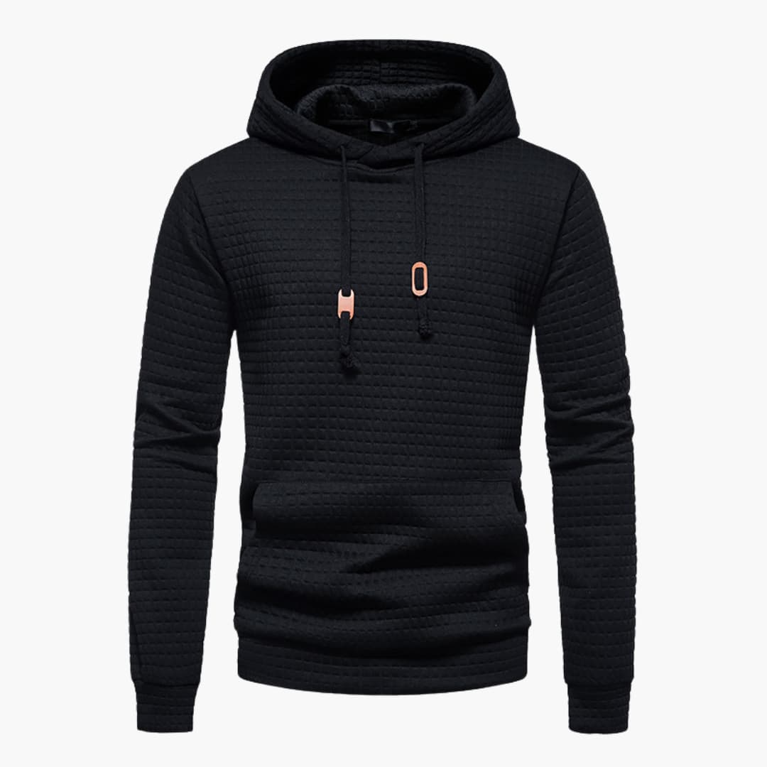Marco | Herren bequemer Kapuzenpullover mit strukturierter Optik