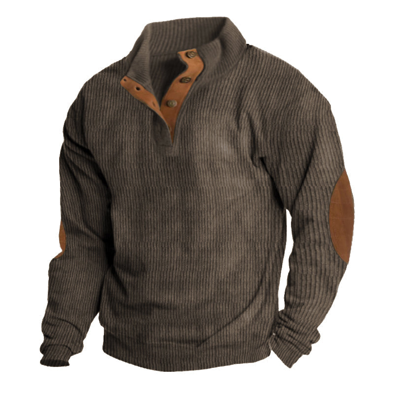 Bruno | Pullover da uomo per attività all’aperto con abbottonatura