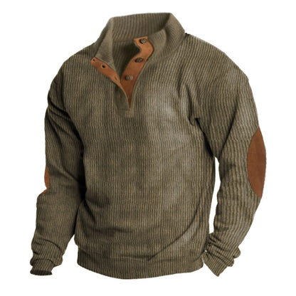 Bruno | Pullover da uomo per attività all’aperto con abbottonatura