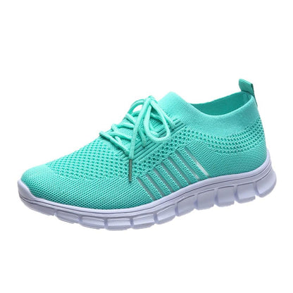 Lotta| Sneakers ortopediche da donna con lacci e materiale a maglia