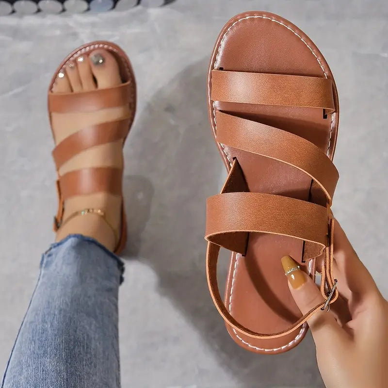Velmira | Sandals with straps and ankle strap