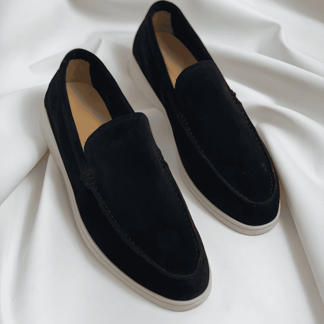 Niklas | Men's Minimalist Slip-On Loafers with Stitching