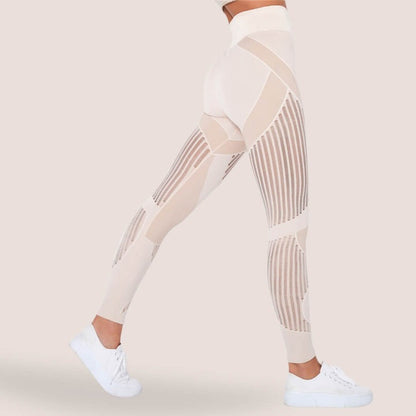 Corinne | Figurbetonte Anti-Cellulite-Leggings mit Kontrastdesign
