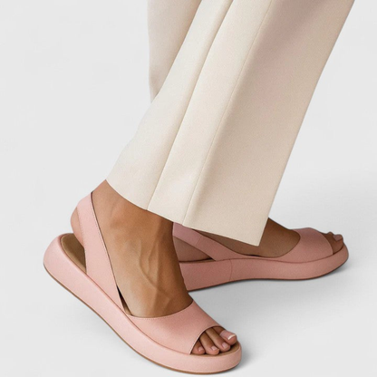 Marena | Women's sandals with platform sole and heel strap