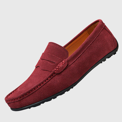 Romy | Damen orthopädische Slip-On Loafer mit Spange und Naht