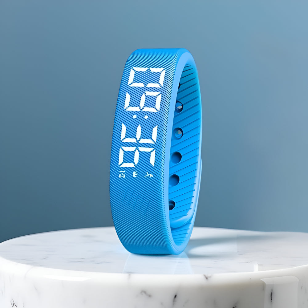 Schorsch | Wasserdichte LED Sport-Armbanduhr