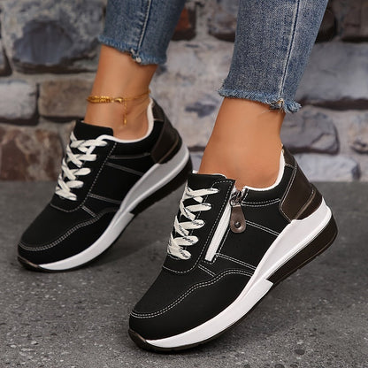 Dariae | orthopädische Sneaker mit Schnürung und dicker Sohle