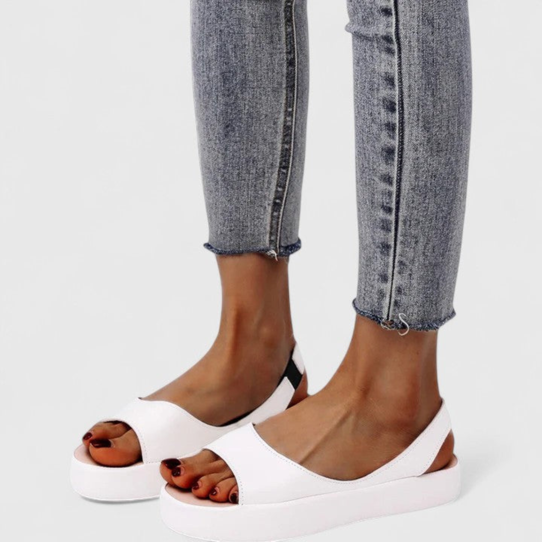 Marena | Women's sandals with platform sole and heel strap