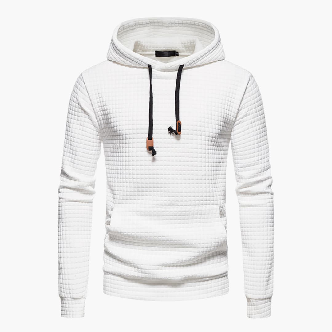 Marco | Herren bequemer Kapuzenpullover mit strukturierter Optik