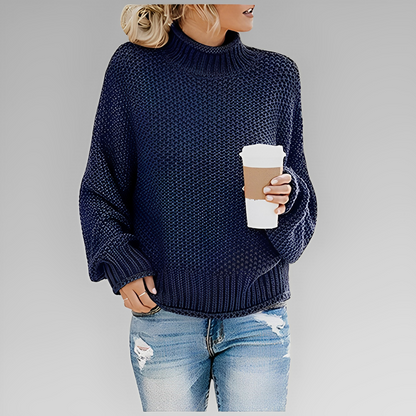 Vanessa | müheloser und trendiger Pullover mit Stehkragen