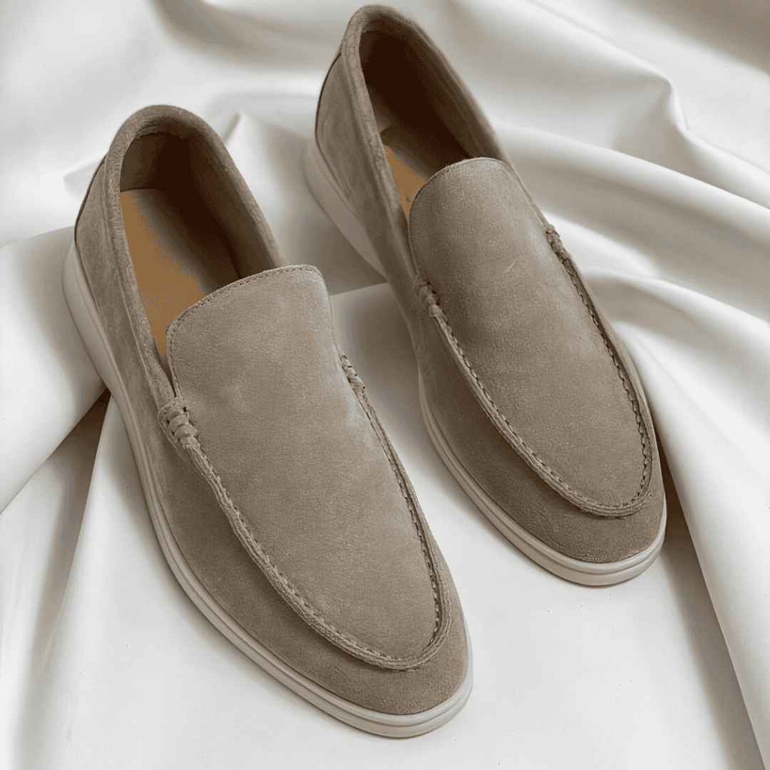 Niklas | Men's Minimalist Slip-On Loafers with Stitching