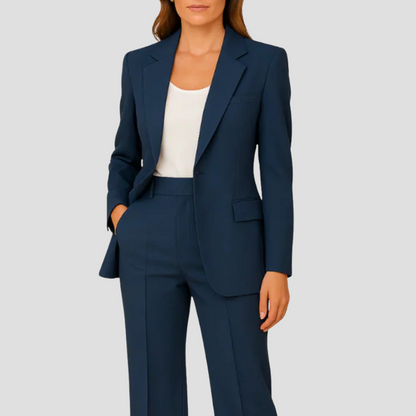 Henriette | Formal women's suit with long blazer and trousers | Modern