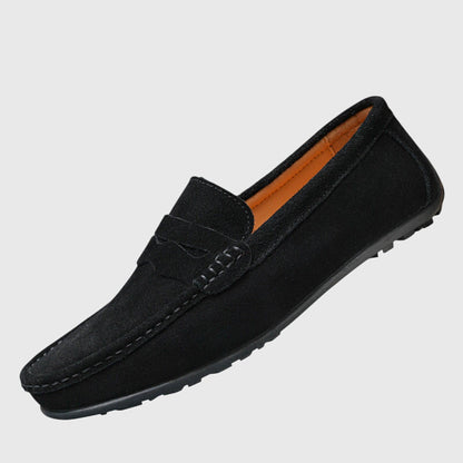 Romy | Damen orthopädische Slip-On Loafer mit Spange und Naht