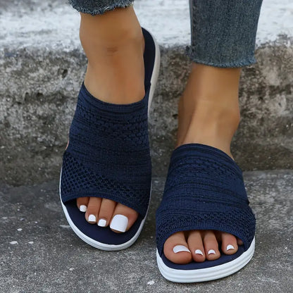 Nadine | Women's orthopedic slides with slip-on and open design