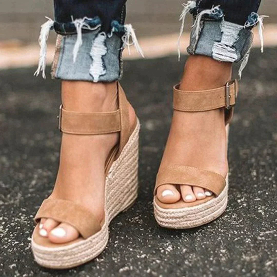 Alina | Women's Espadrille Sandals with Ankle Strap for Summer