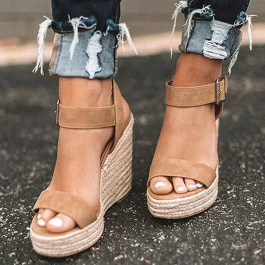 Alina | Women's Espadrille Sandals with Ankle Strap for Summer