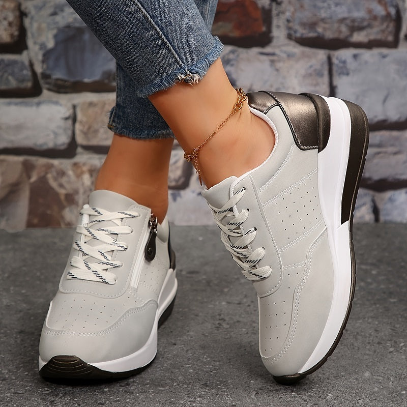 Dariae | orthopädische Sneaker mit Schnürung und dicker Sohle