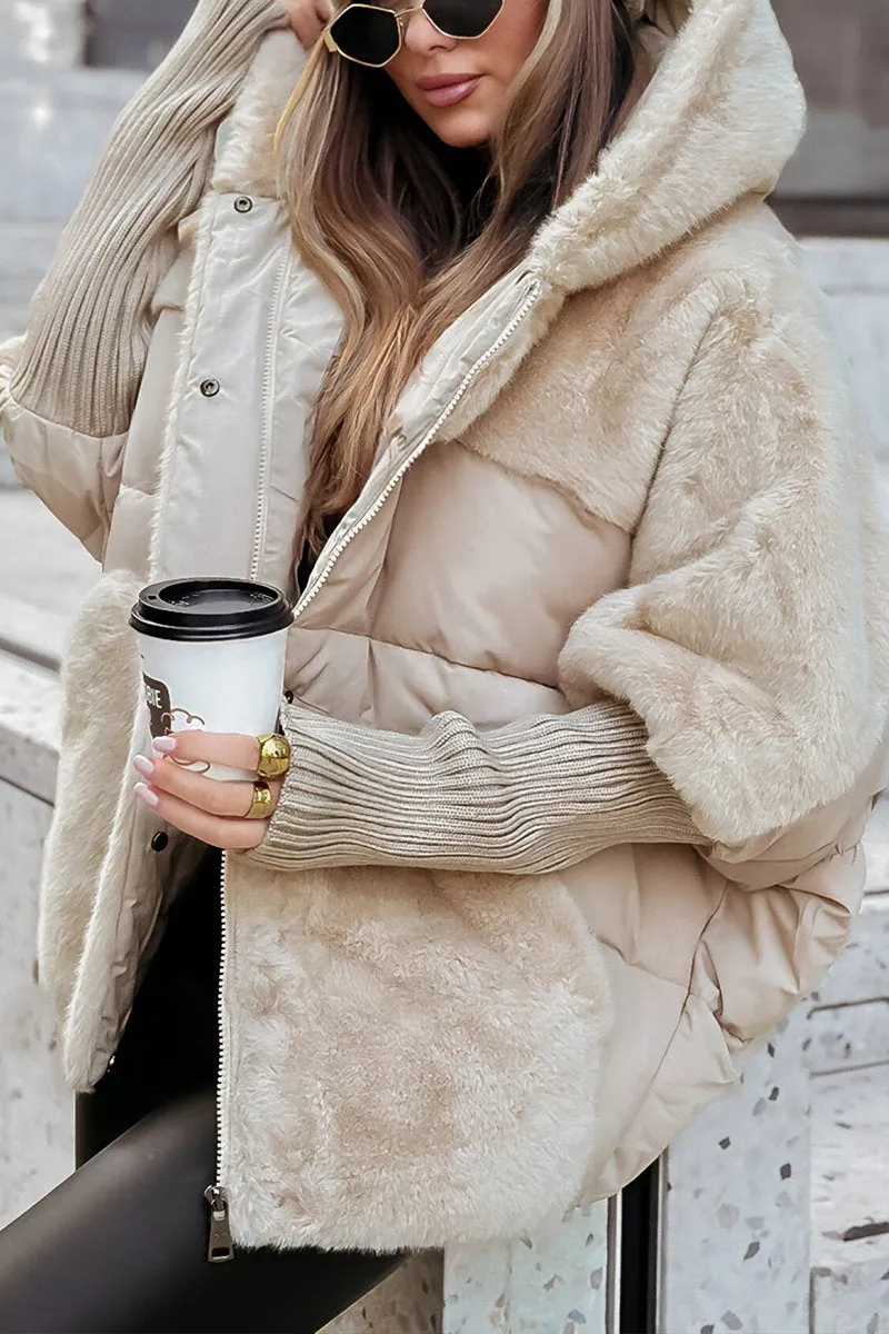 Marianne | Bomber moderno e lussuoso con cappuccio