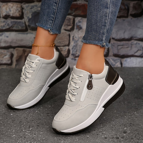 Dariae | orthopädische Sneaker mit Schnürung und dicker Sohle