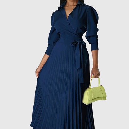 Linas | Weiches Midikleid mit Falten