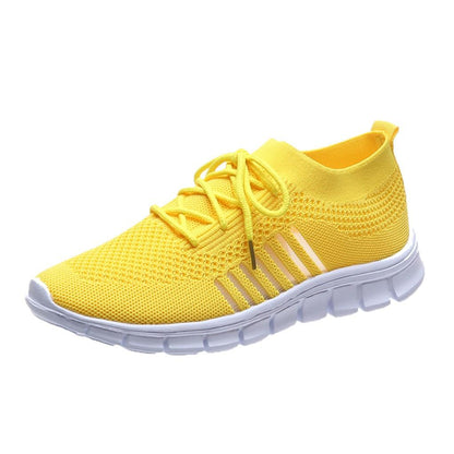 Lotta| Sneakers ortopediche da donna con lacci e materiale a maglia