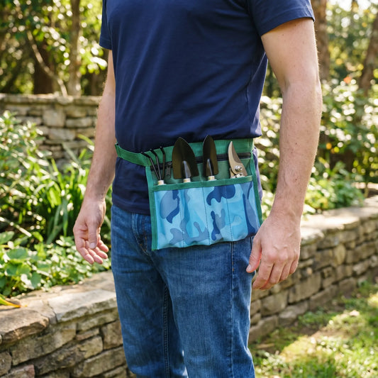 Leafora | Gartenwerkzeug-Set mit Hüfttasche und Handschaufel