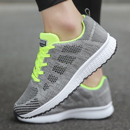 Vanessa | Damen Sneaker für Walking mit Schnürung und leichter Sohle