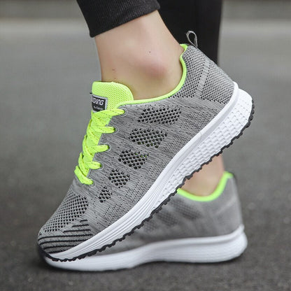 Vanessa | Damen Sneaker für Walking mit Schnürung und leichter Sohle