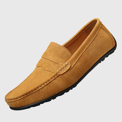 Romy | Damen orthopädische Slip-On Loafer mit Spange und Naht