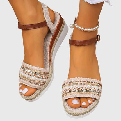 Annika | Orthopedic sandals with summer style and wedge sole