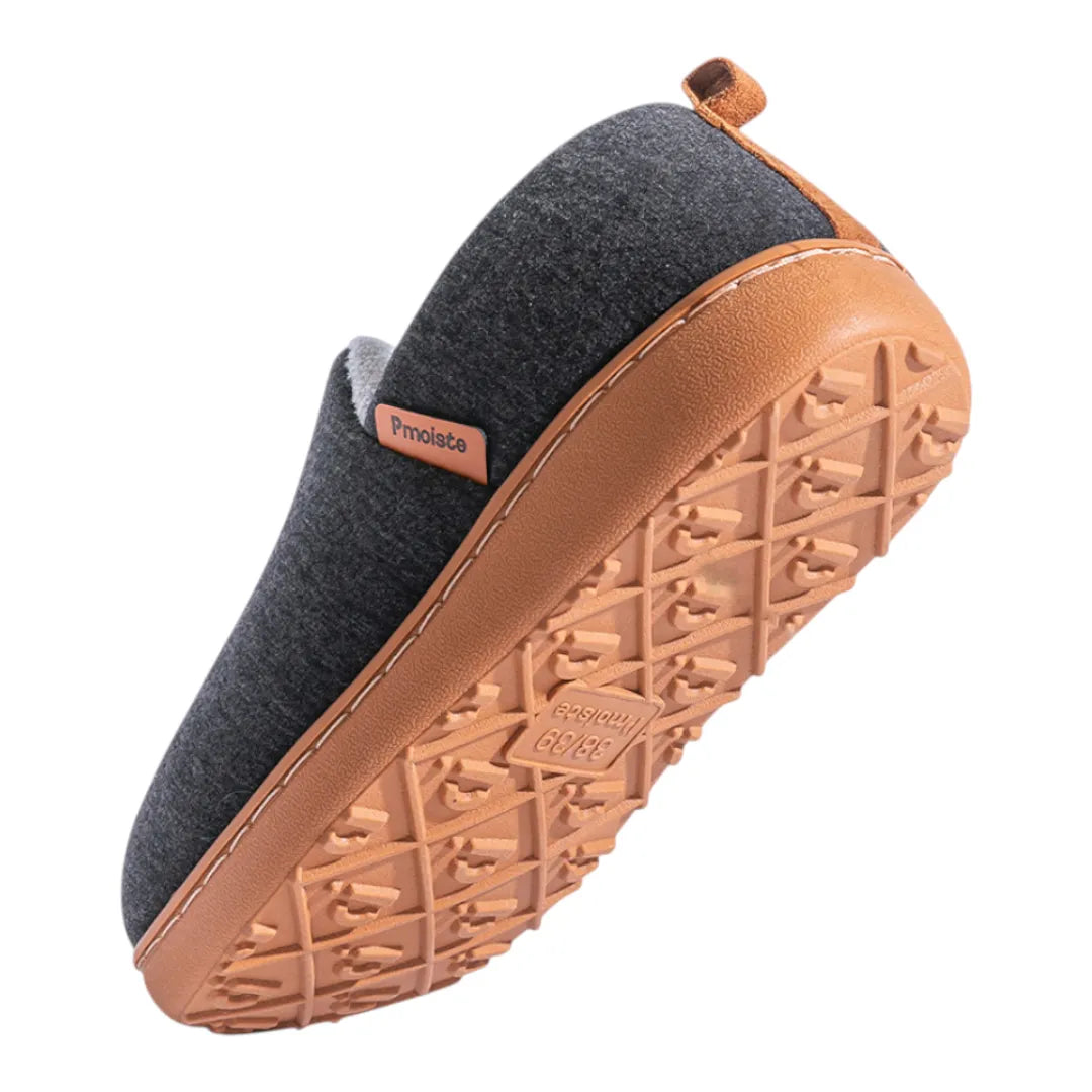 Verena | Damen warme Hauseschuhe mit rutschfester Sohle und Plüschfutter