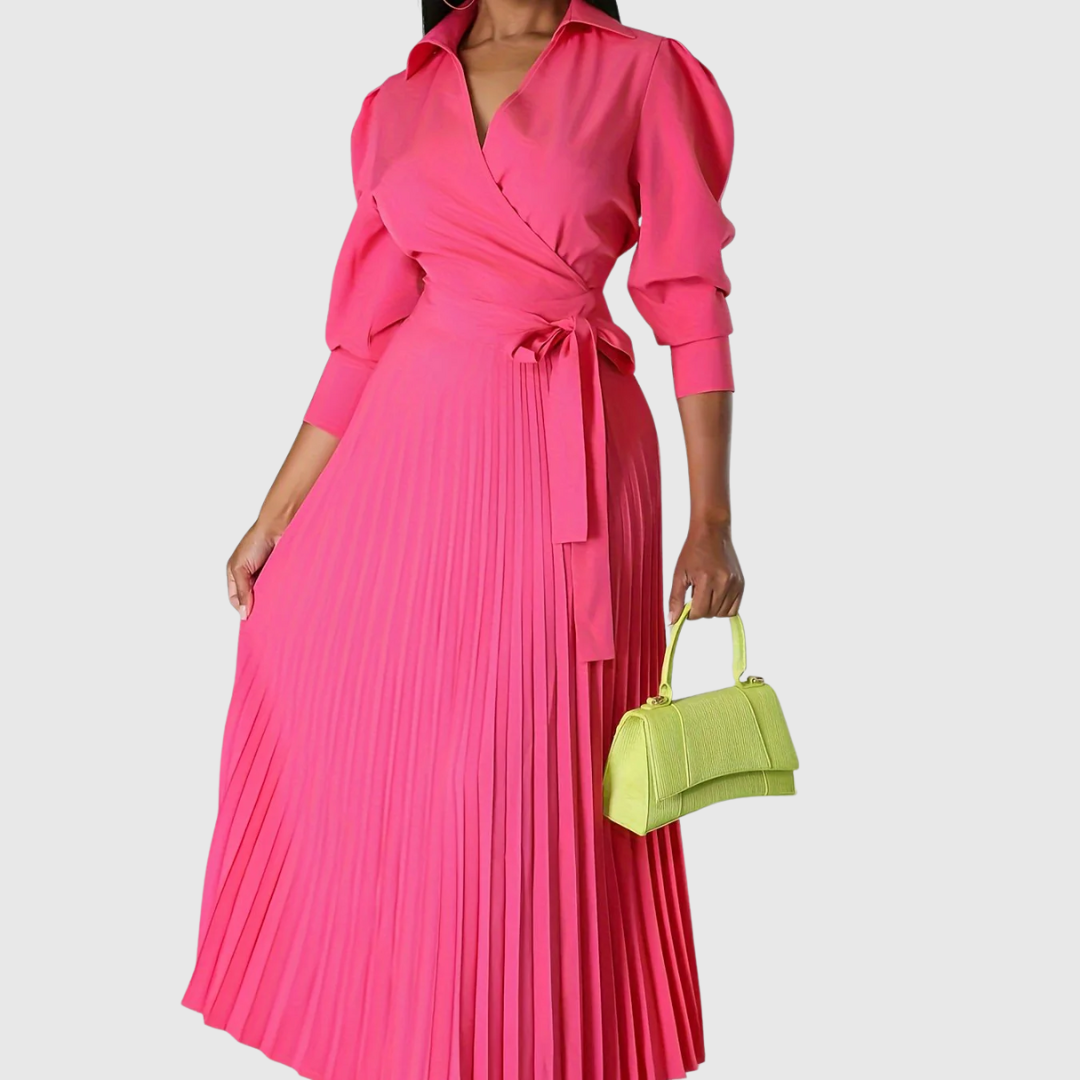 Linas | Weiches Midikleid mit Falten