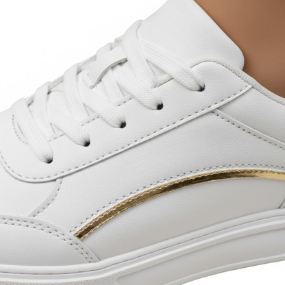 Elke | Damen Sneaker mit Plateausohle und Schnürung