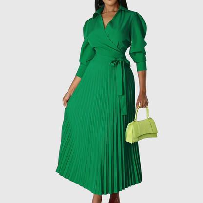 Linas | Weiches Midikleid mit Falten