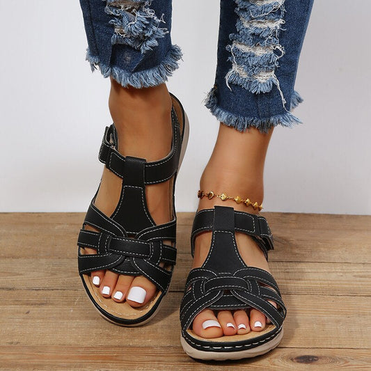 Rosa | Women's orthopedic sandals with Velcro closure and arch support